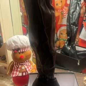 Elegant Black Over the Knee Boots